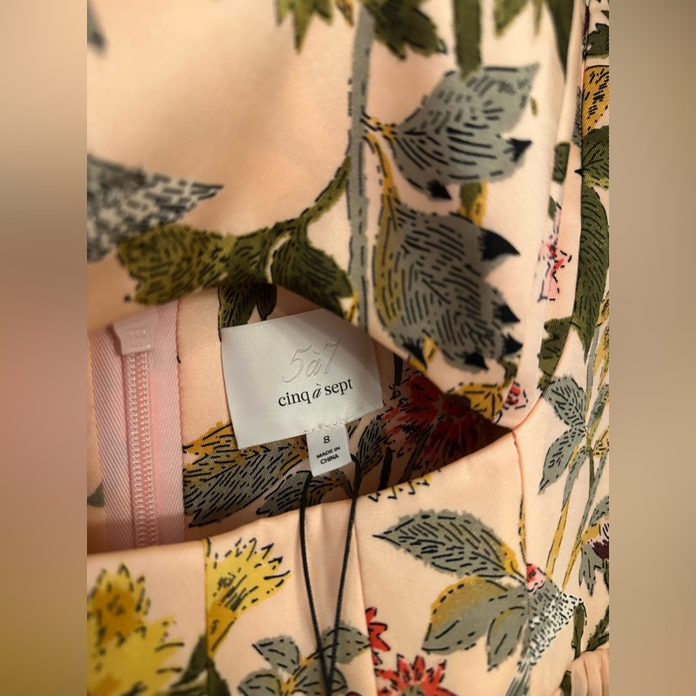 CINQ A SEPT XIOMARA FLORAL DRESS - Picture 12 of 12